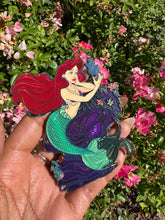 Load image into Gallery viewer, Rainbow plated Mermaid’s grotto top pin minor flaw
