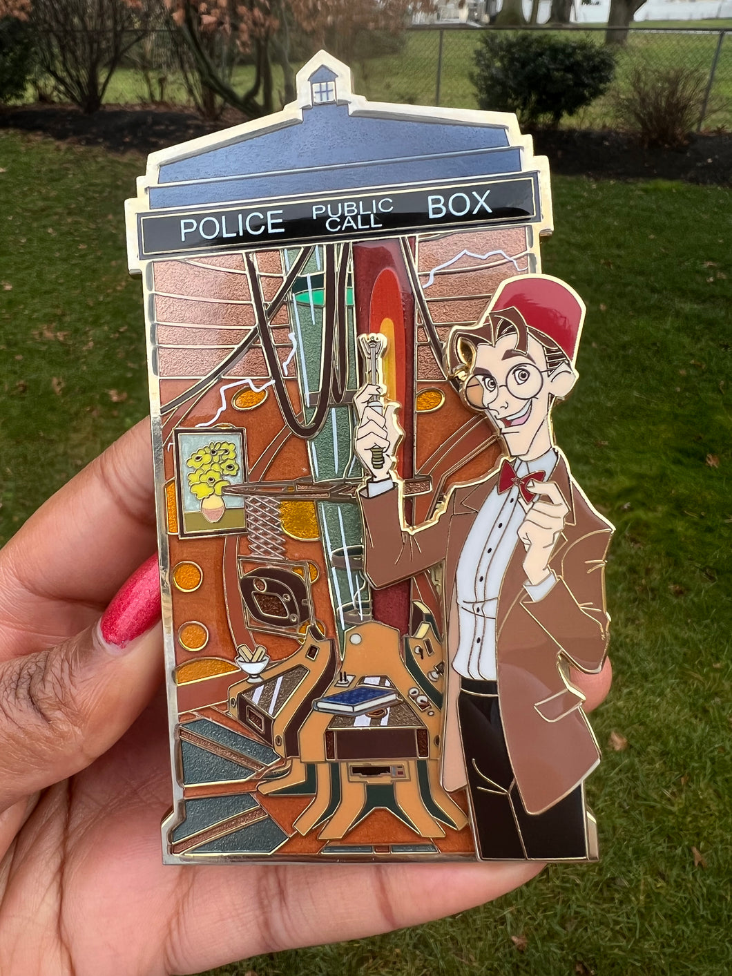 Tardis.Pins 11th Doctor Jumbo Extras